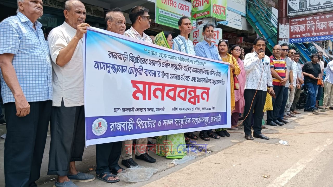 নাট্যব্যক্তিত্ব আসাদুজ্জামান ও তাঁর বন্ধুর ওপর হামলা ‘গোটা রাজবাড়ী জেলার সংস্কৃতির ওপর হামলা’