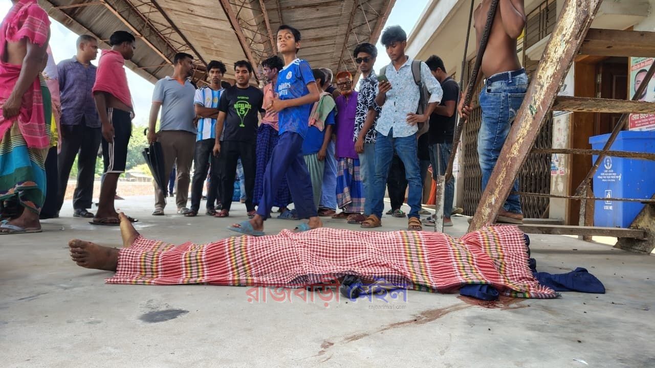 রাজবাড়ীতে ব্রীজের রেলিংয়ের আঘাতে ট্রেনের ছাদে থাকা তরুণের মৃত্যু