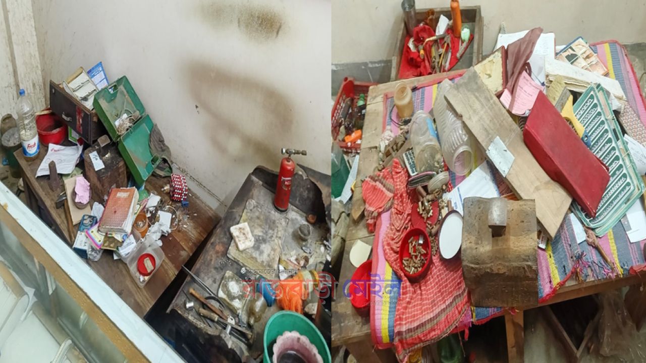 রাজবাড়ীর পাংশায় পাহাড়াদারের হাত-মুখ বেঁধে তিন স্বর্ণের দোকানে ডাকাতি