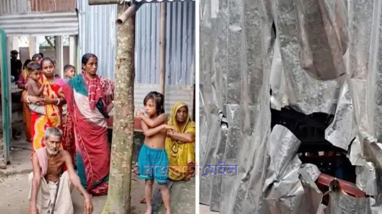 রাজবাড়ীতে ঋষি পরিবারে হামলা, আতঙ্কে কাটছে দিন